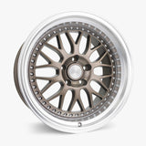 ESR Wheels 18x8.5 / 5x120 et30 / cb ESR Wheels SR1 18" 5x120 Matte Bronze w/ Machined Lip 88552030-SR01MBRNZ-ML