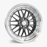 ESR Wheels 19x8.5 / 5x120 et30 / cb ESR Wheels SR5 19" 5x120 Gloss Graphite w/ Machined Lip 98552030-SR05GM-ML