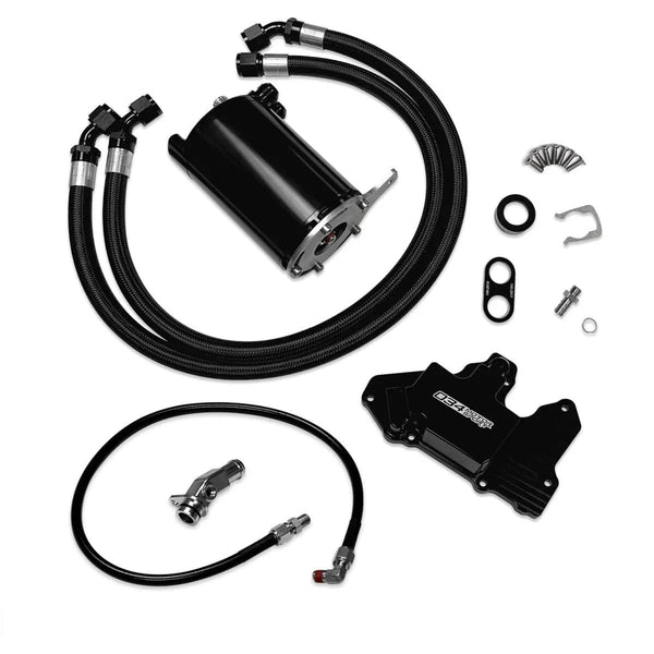 034 Motorsport Stage 2 Billet Catch Can Kit - VW/Audi / 8V - 8V.5 / A3 / Mk7 - Mk7.5 / GTI / FWD | 034-101-1019