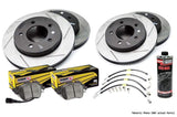 (288 | 272mm) | Stoptech Slotted Rotor Kit with Pads