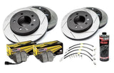 Mk5 | Mk6 GTi 282mm Rear | Stoptech Slotted Rotor Kit with Pads