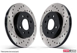 Rear Stoptech Cross Drilled Rotors - Set of 2 Rotors (245x10mm) B5 Passat FWD | 128.33038L-R