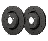 Hawk Talon 2002 BMW 745i E65 Body Code Drilled and Slotted Rear Brake Rotor Set | HTC4875