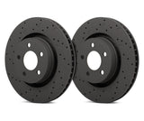 Hawk Talon 1996 Toyota 4Runner From 11/95 Drilled and Slotted Front Brake Rotor Set | HTC5300