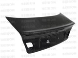 Seibon 99-04 BMW 3 Series 4DR E46 CSL Style Carbon Fiber Trunk Lid and Hatch | TL9904BMWE464D-C