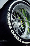 Tire Stickers Tire Stickers - F1 Stripes Only - Temporary