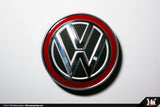 Klii Motorwerkes Mk7 Golf/GTI/R VW Center Cap Ring Set - Tornado Red K35-28WH