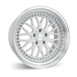 ESR Wheels 19x8.5 / 5x114.3 et30 / cb ESR Wheels SR1 19" 5x114.3 Gloss White w/ Machined Lip 98551430-SR01WHT-ML